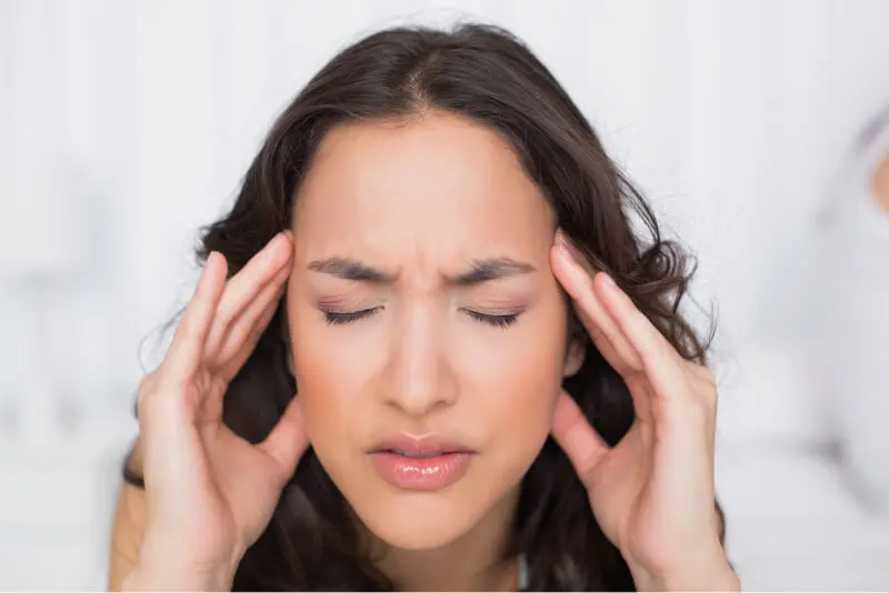 Headaches Frown Lines Formation
