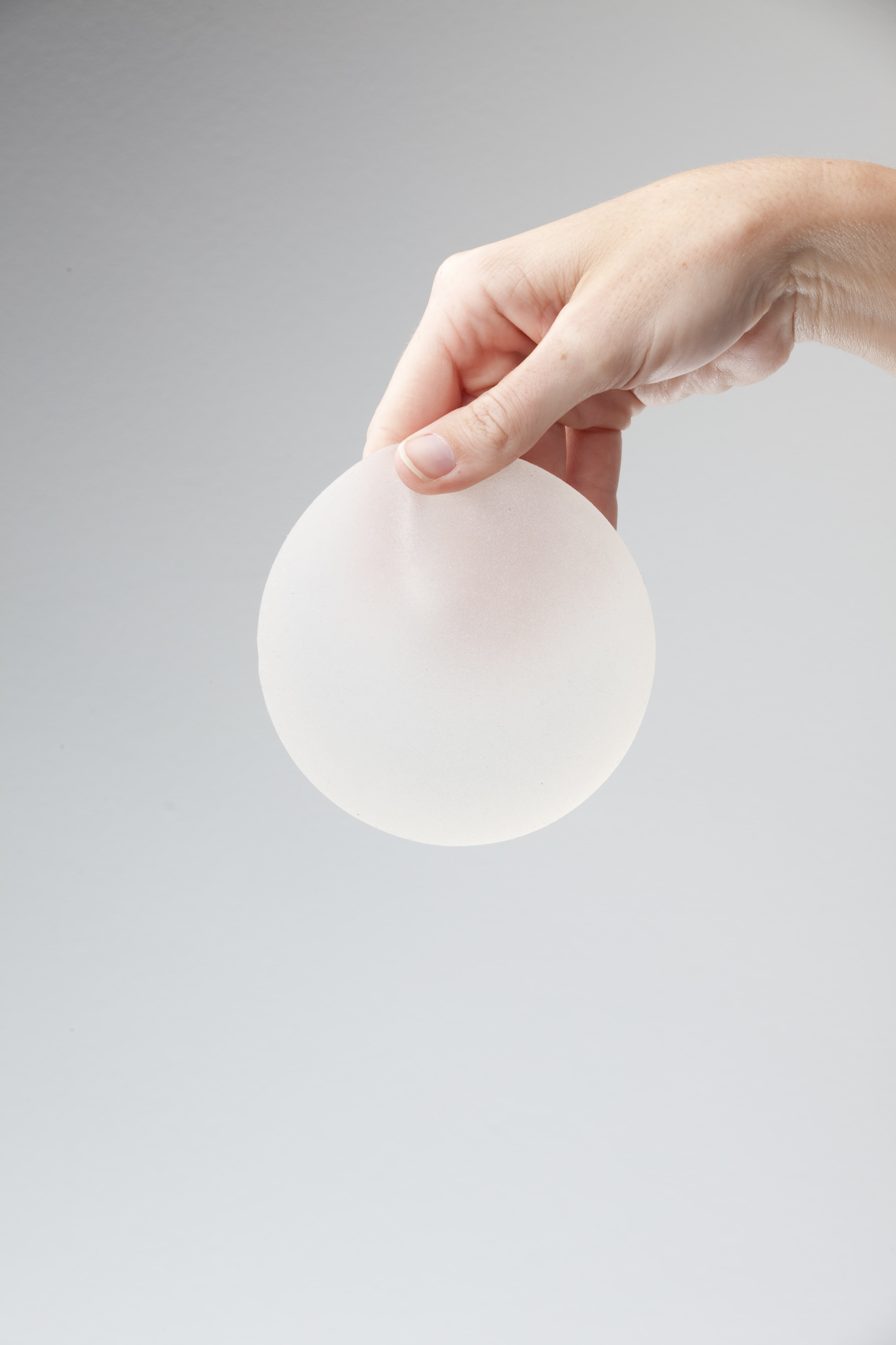 Silicone breast implant